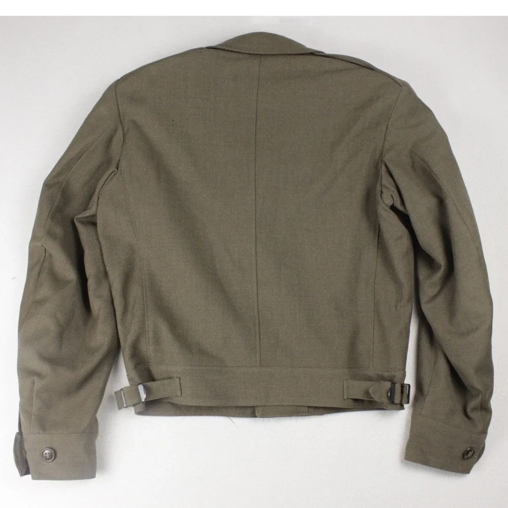 Vintage 1946 US Army Wool Field Jacket 36R WWII Post War Quartermaster Coat
